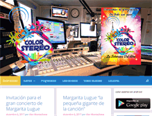 Tablet Screenshot of colorestereo.com